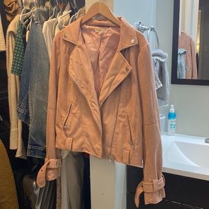Pink Suede Jacket